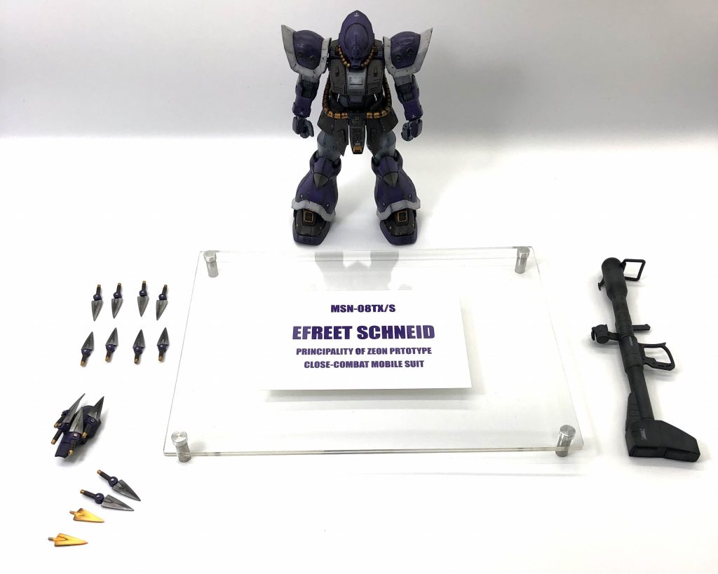 カラーレシピ紫→クレオス/パープル：ク/レッド＝８：２白→ク/クールホワイト：ク/ニュートラルグレー＝８：２黄→ク/オレンジイエロー（１００）茶→ク/マホガニー：ク/ブラック＝９：１銀→ク/シルバー（１００）ダート発熱ver→ク/クールホワイト→上からガイア/蛍光イエロー及びガ/蛍光オレンジ