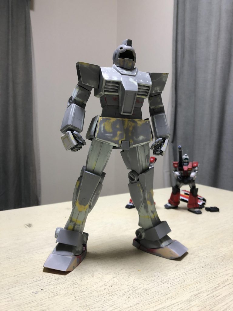 捨てサフ後に修正中の写真です。