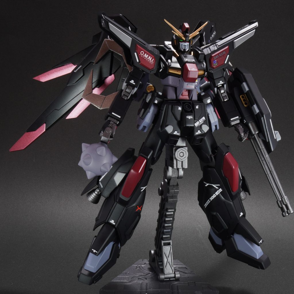 せっかくなのでスクランブルガンダムのパックパックも着けてみました。こっちの方がかっこいいのでは…