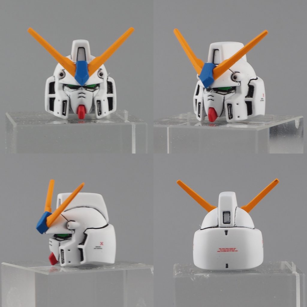 頭部はキットのままです。後ハメ加工だけしてます。