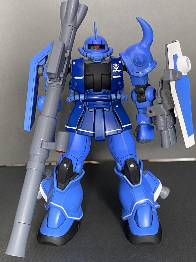 自分好みにグフカスタムなどのパーツを使い近接特化風に仕上げてみました。