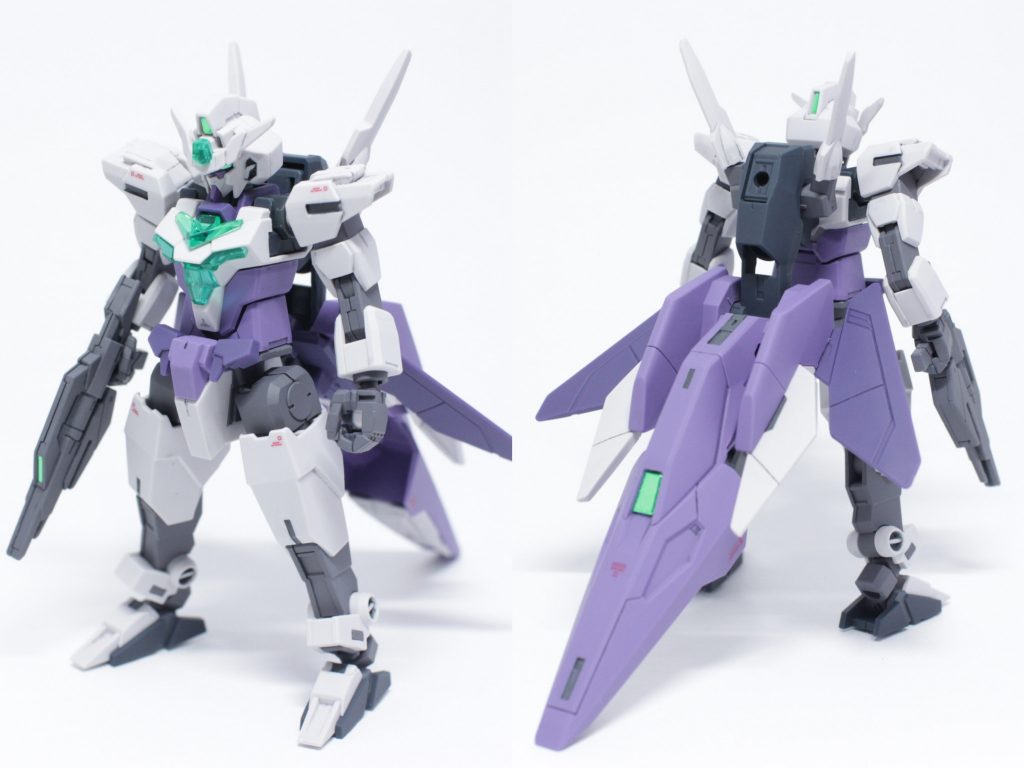 コアガンダムⅡ(G3カラー)リブラアーマーは宇宙用の索敵アーマーなので、宇宙用に調整されているというG3カラーを選択。