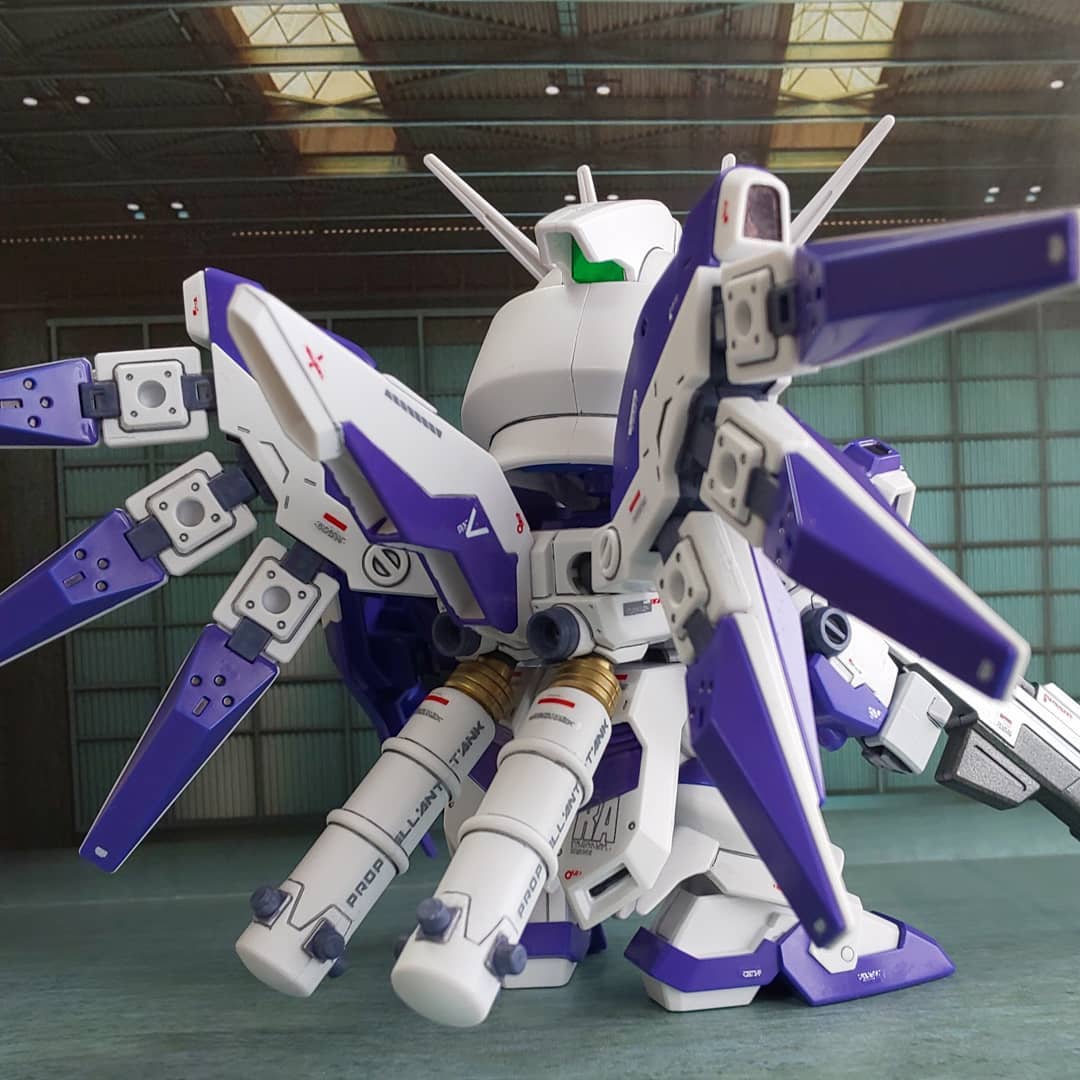 BB戦士 Hi-νガンダム 小説版カラー｜Hideya0707さんのガンプラ作品