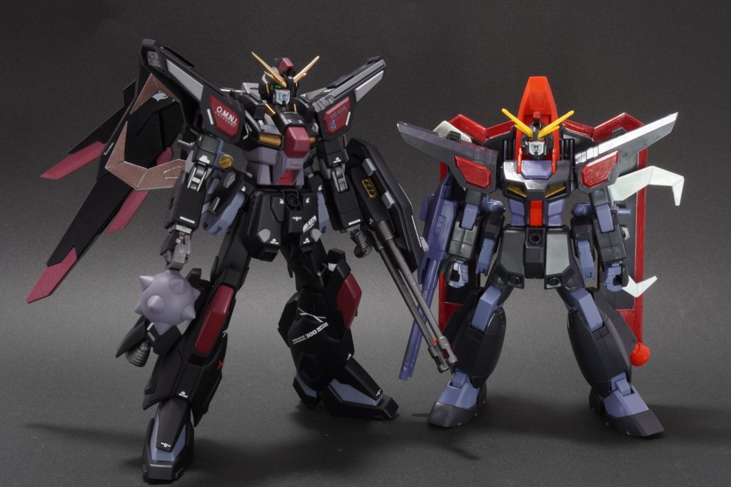 紛失したパーツ取りの為、中古品を追加購入したので、ビフォーアフターでも撮影。かなり頭身がアップしています。