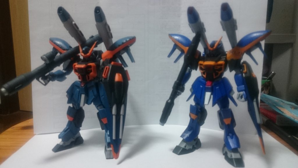 懐かしのモビルスーツ イン アクションと比較。ちょっと暗めがいい感じです。