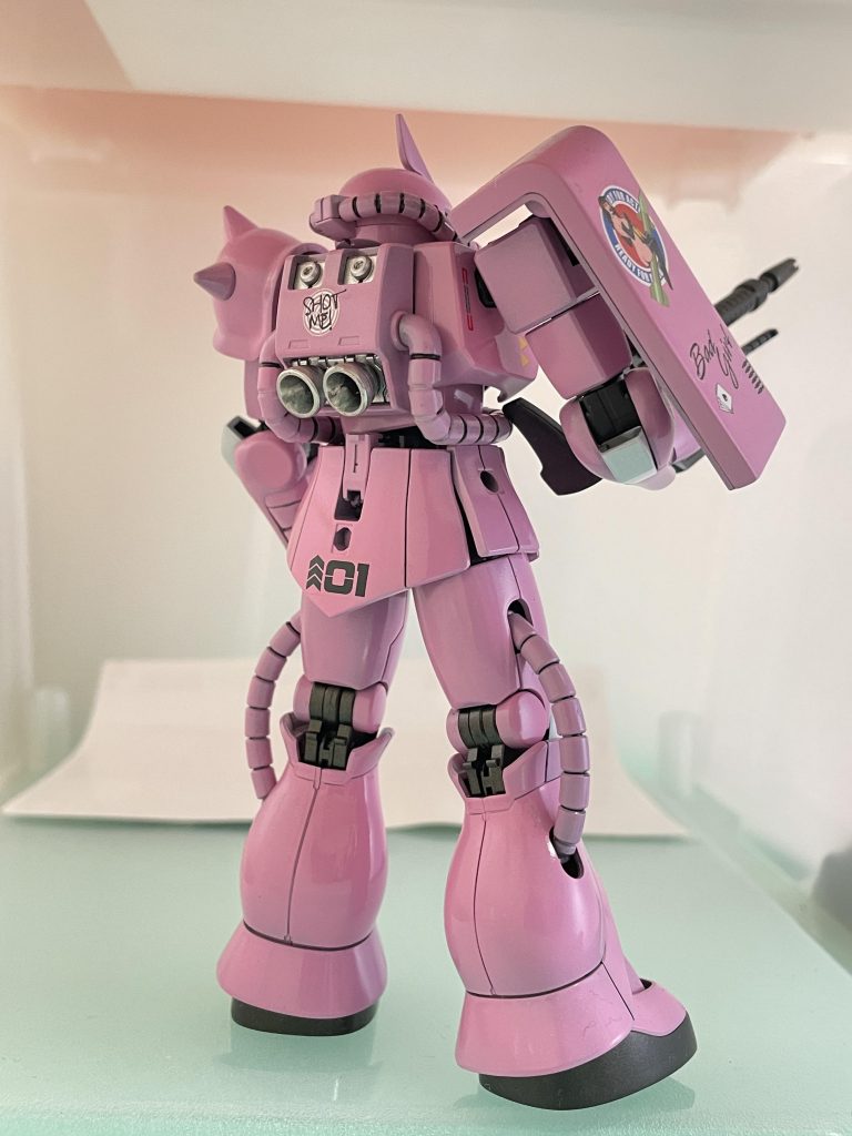 水性塗料でもわりと光沢の表現できたほうかと…