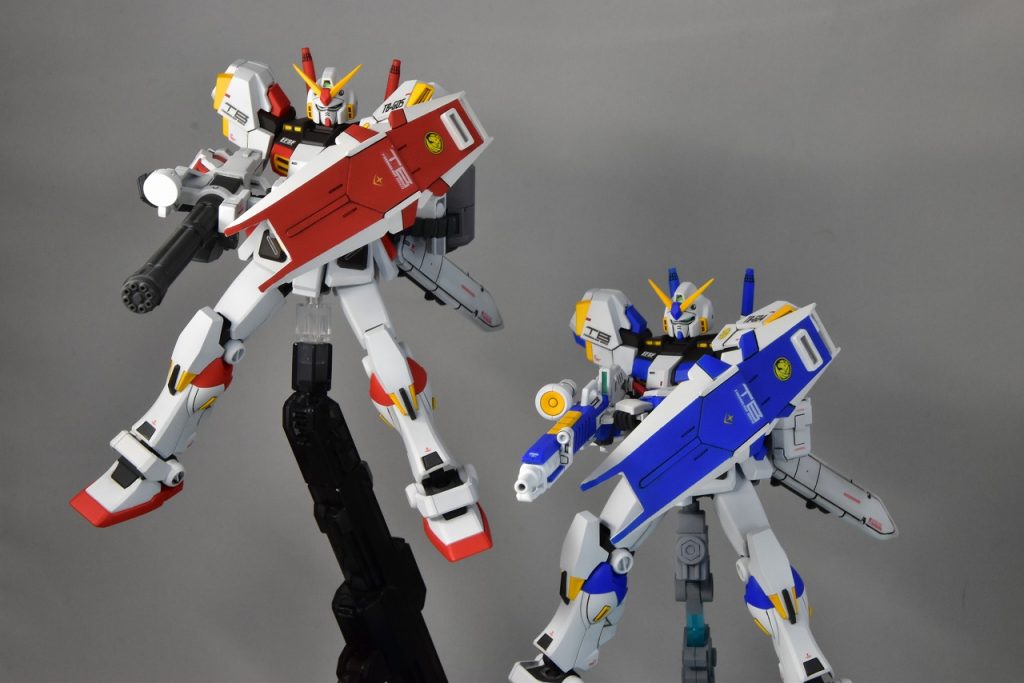 相棒と並べてガトリング＆ビームランチャー共闘