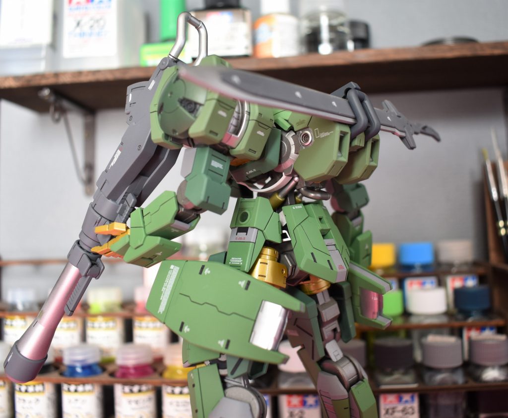 1/100 グレイズ(地上戦仕様)–3枚目/制作者：しろもももぐ