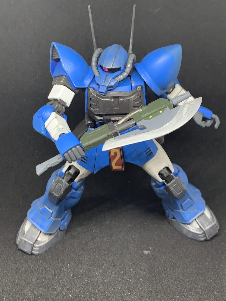 専用ヒートホーク。変わった形をしているのでよくアレンジされる。設定画寄りに改造。