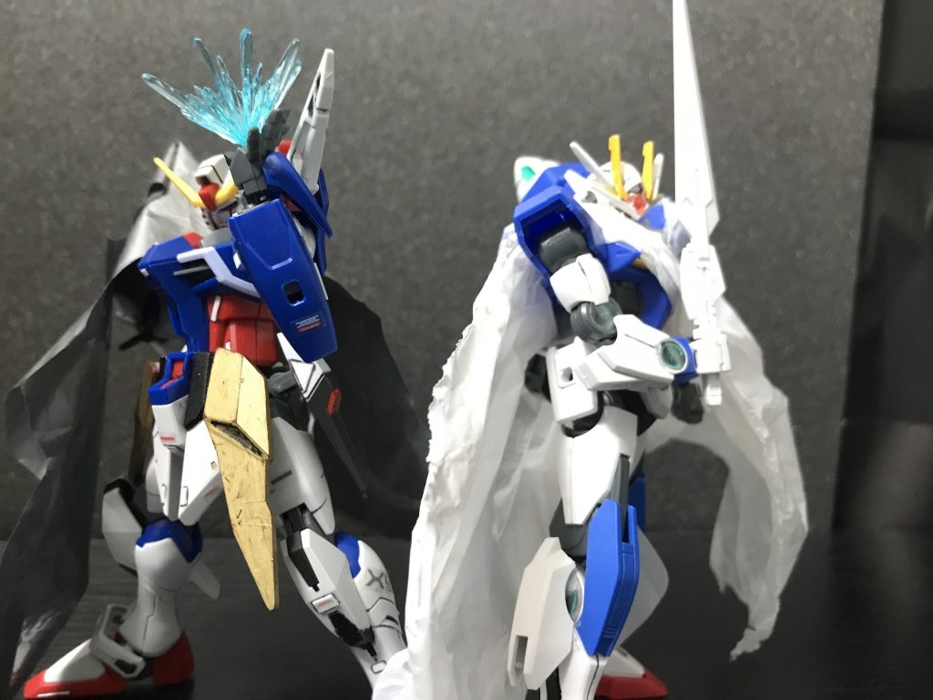 同時公開の機体と!ご観覧頂きありがとうございました!ダブルオーシズンドフリーダム登場回デェスティニー購入時