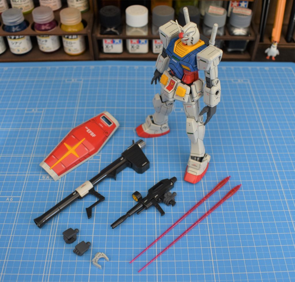 HGUC ガンダム–2枚目/制作者：しろもももぐ