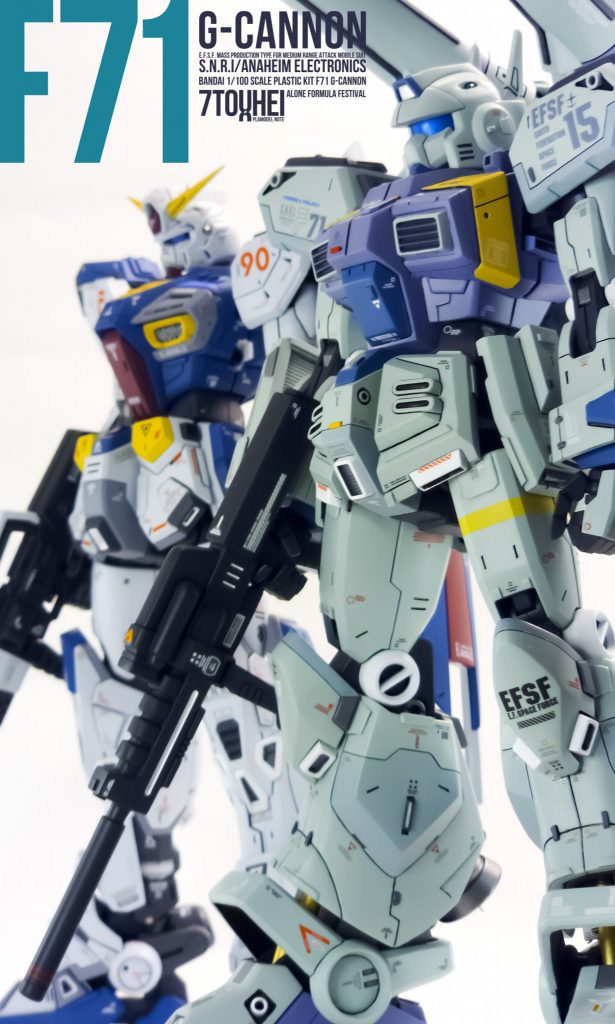 MGF90と並べられることを目標に工作を進めました。