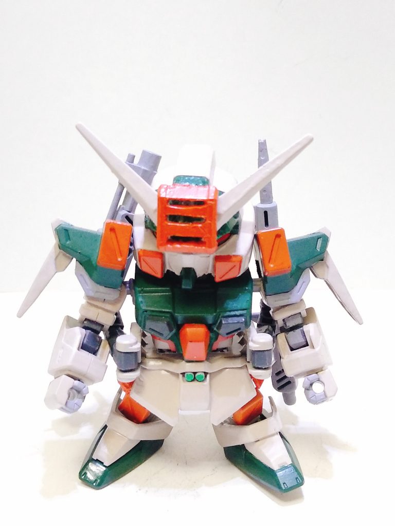 BB戦士 ヴェルデバスター改造 バスターガンダム–5枚目/制作者：むすも