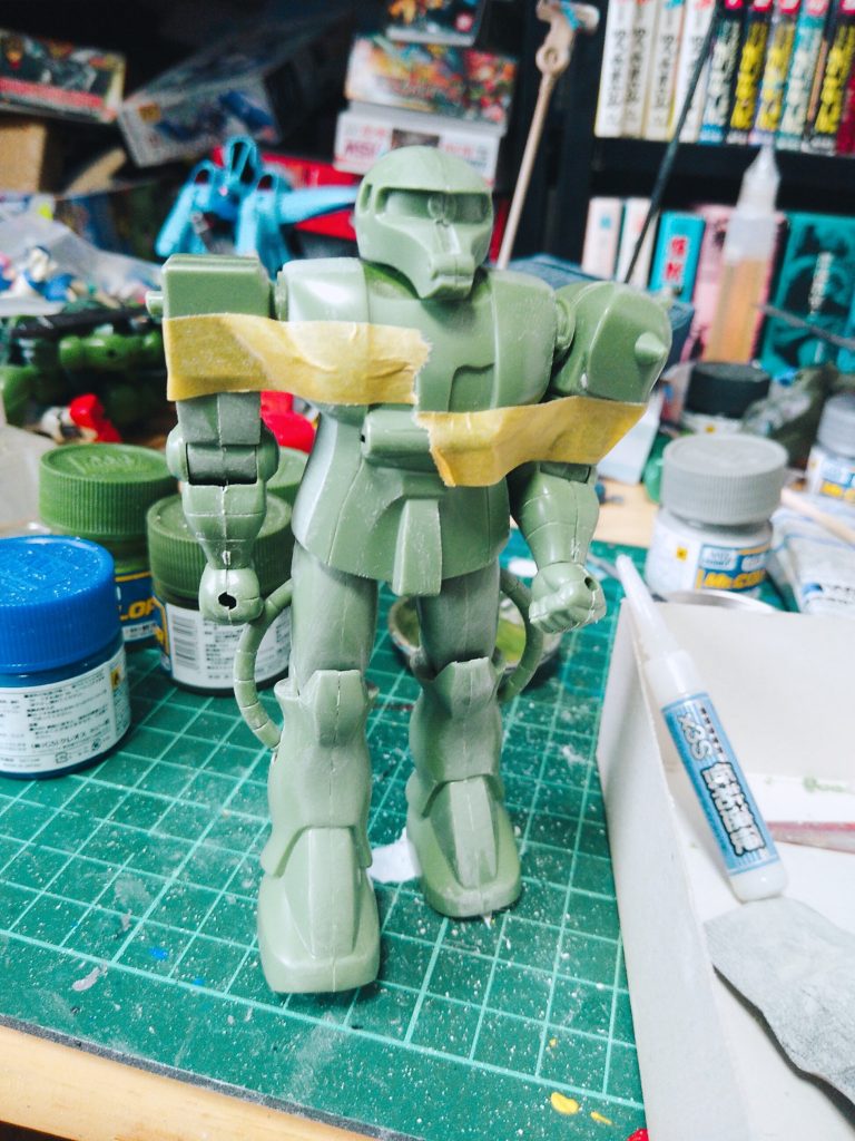 組み立てから塗装まで一日で出来るから旧キットいいよね