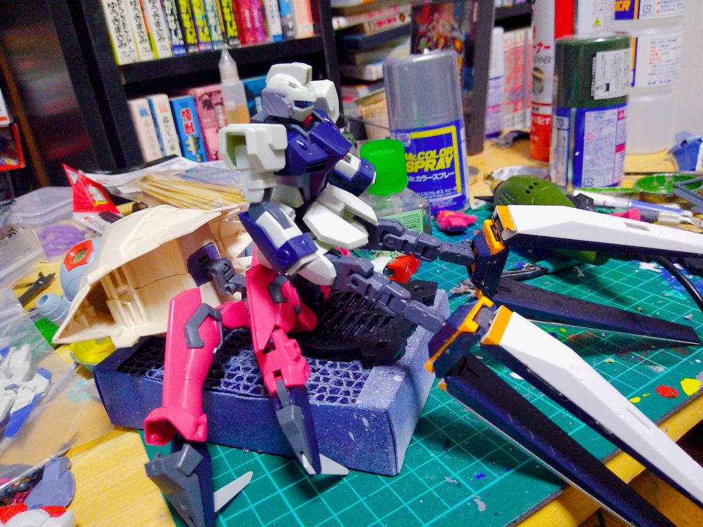 木曜(7月15日)に作り始めたので制作期間は4日かな?疲れたわぁ