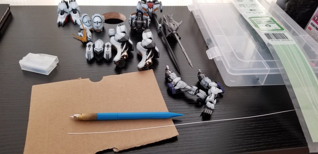 レッドポイント用のプラ棒を切る！