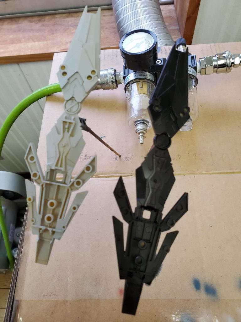 黒サフからの立ち上げ塗装