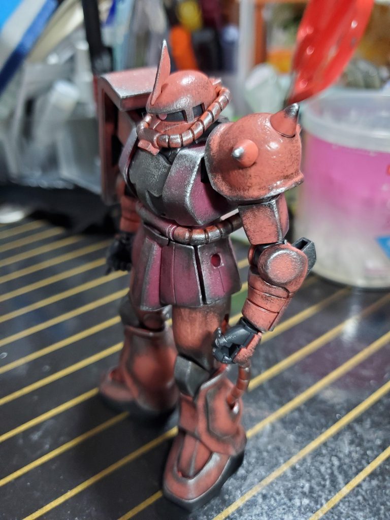 HG シャア専用ザクII(NT)–3枚目/制作者:jikky