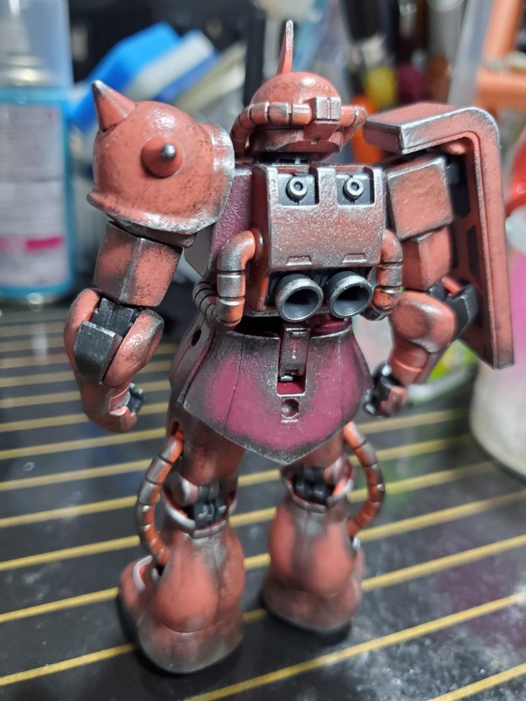 HG シャア専用ザクII(NT)–4枚目/制作者:jikky