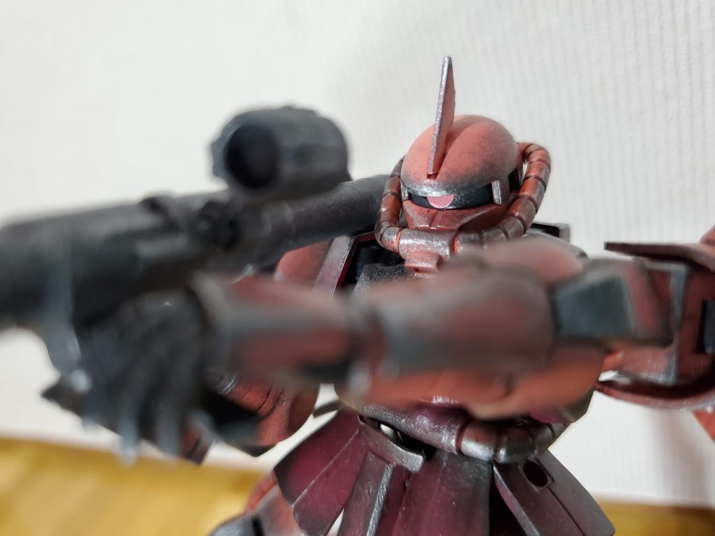 バズーカは艶消しトップコートにしてみましたが、南部鉄器には半光沢のがあってるみたいですw