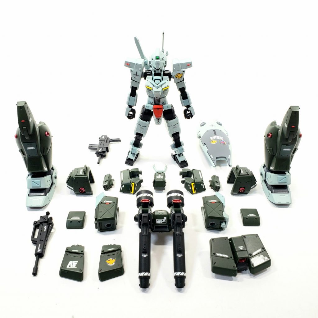 ジムキャノンⅡアーマー着ける前。