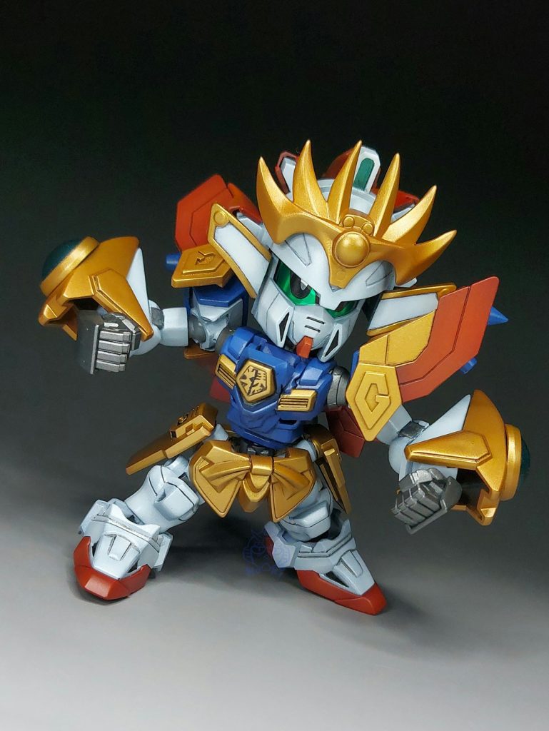 SD バクネツガンダム–3枚目/制作者：Moki Plamo