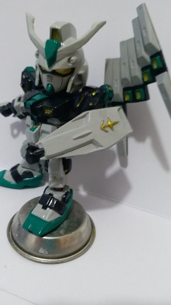 量產型Nu高達 翼狀感應砲裝備–5枚目/制作者：石頭三舊