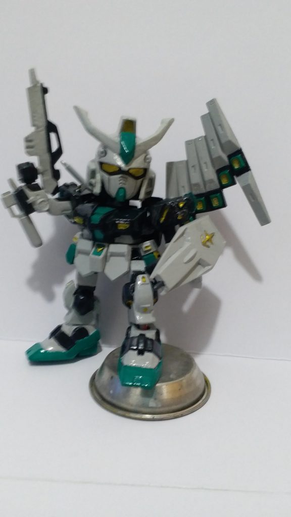 量產型Nu高達 翼狀感應砲裝備–6枚目/制作者：石頭三舊