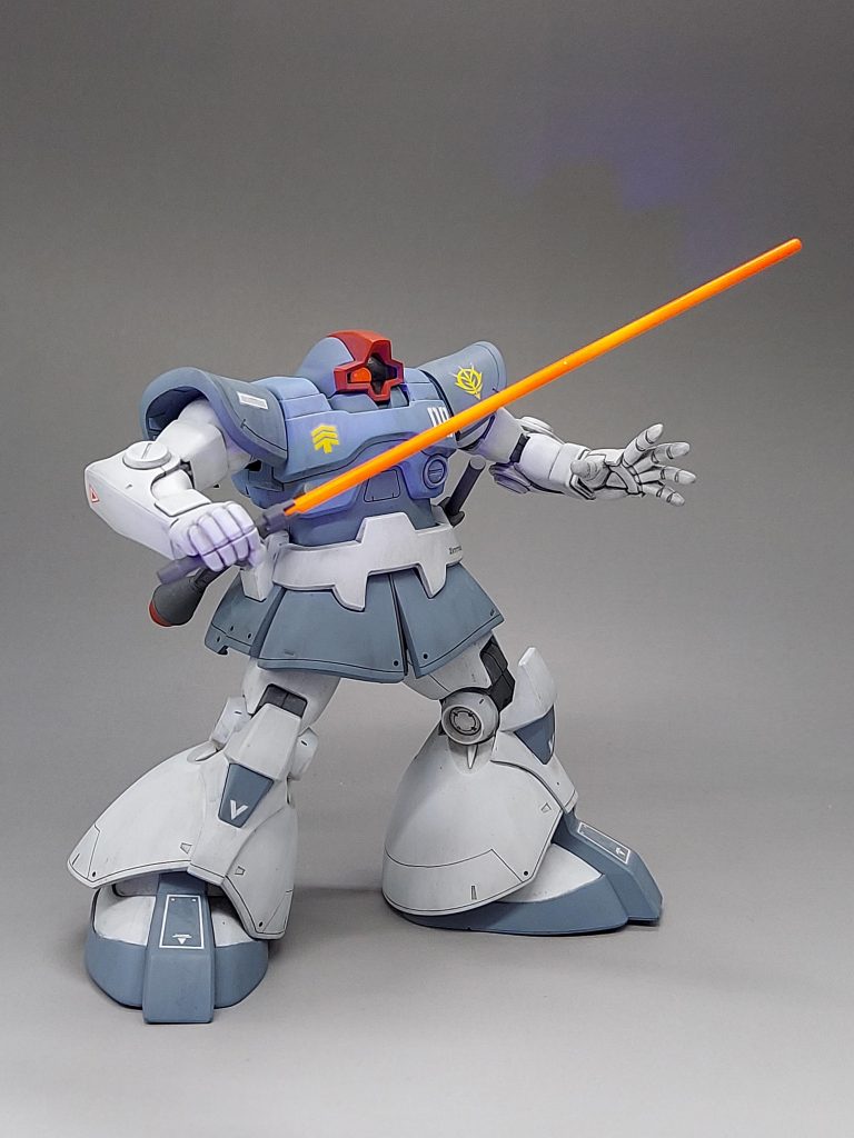 ヒートサーベル蛍光レッド→クリアイエローで塗装