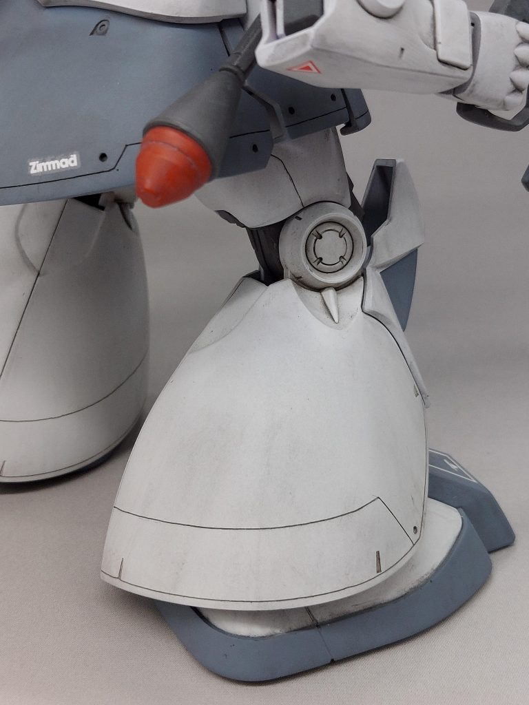 脚部、腰部、肩部にスジボリ追加しました