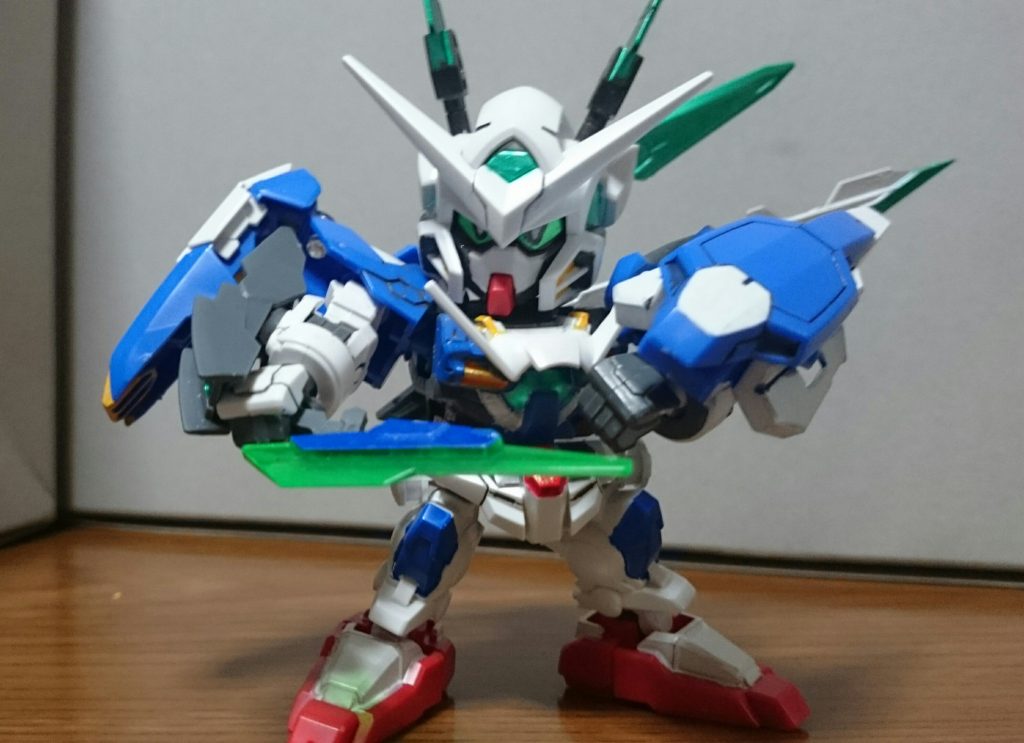 其の三・緑刃SDクアンタのソードビットを元に柄を追加して作った短剣。