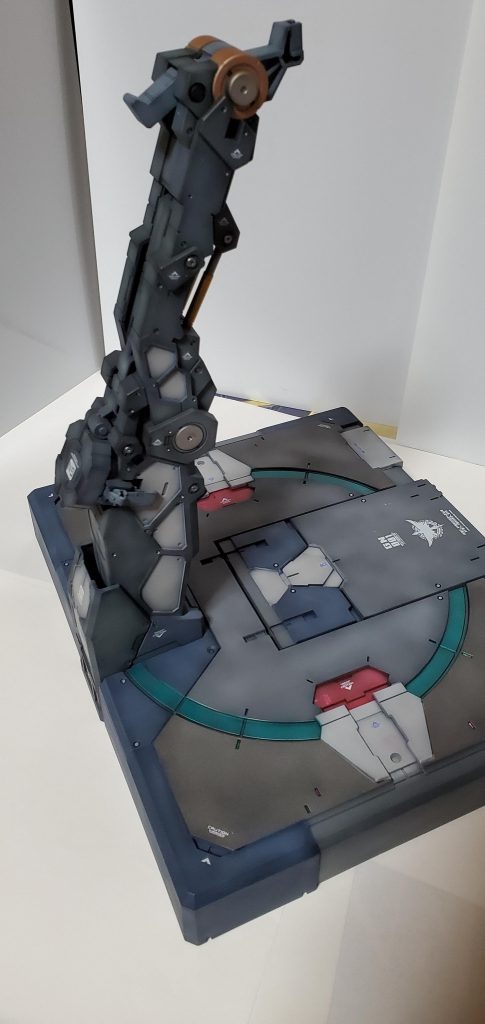 台座塗り分け。 