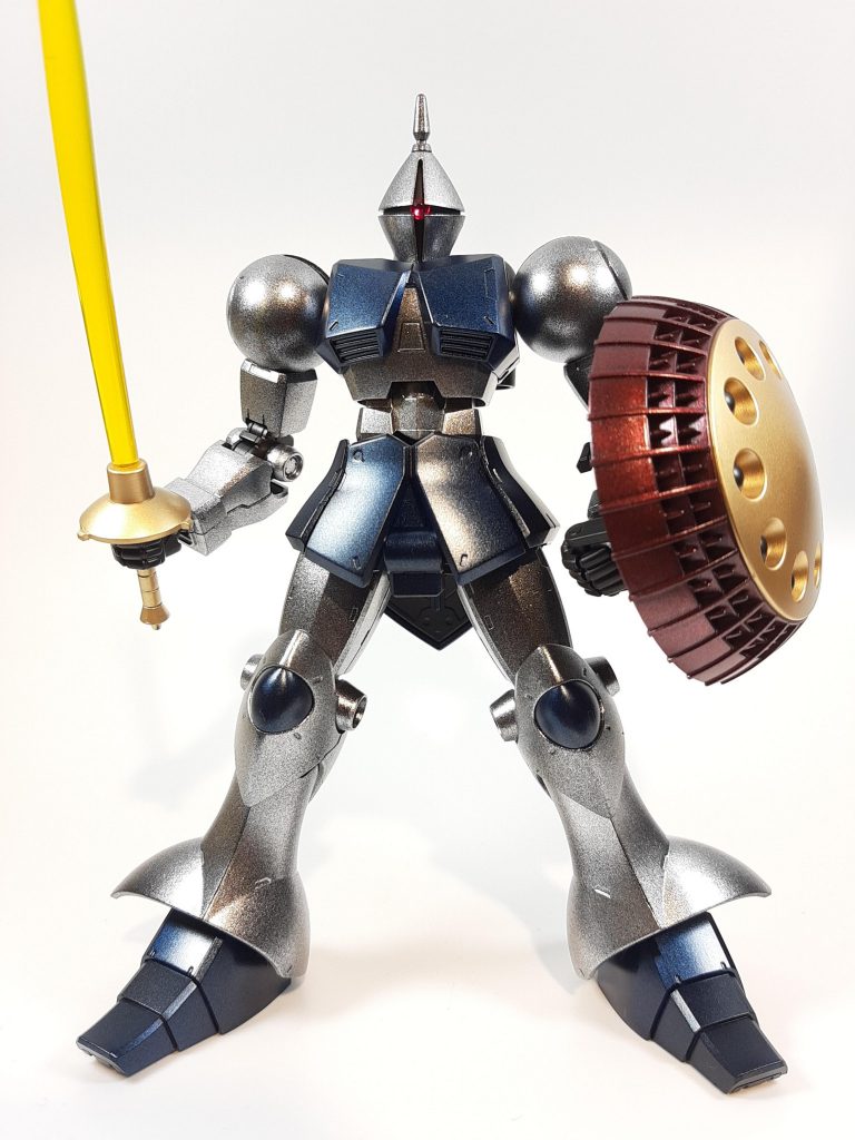 ギャン(メタリック塗装)–3枚目/制作者：孤独のプラモ