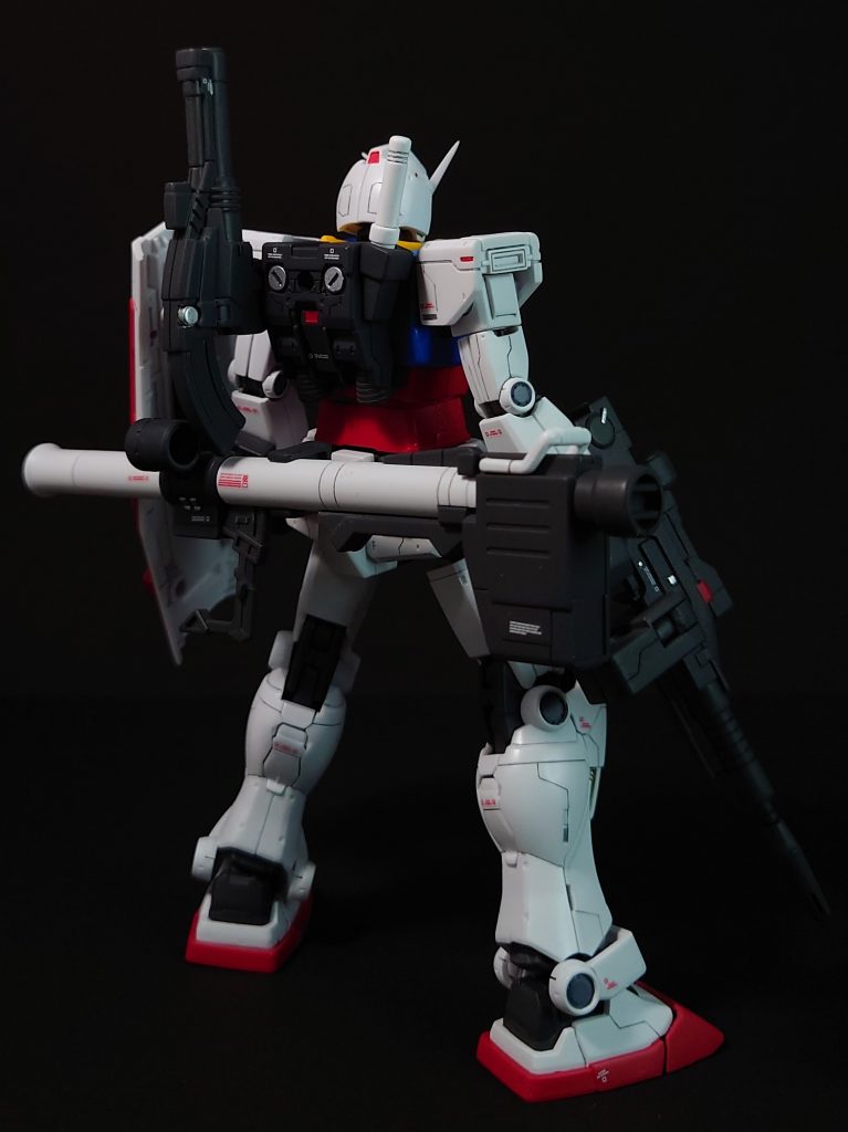 バックショット。各所に部分塗装もやってみました。