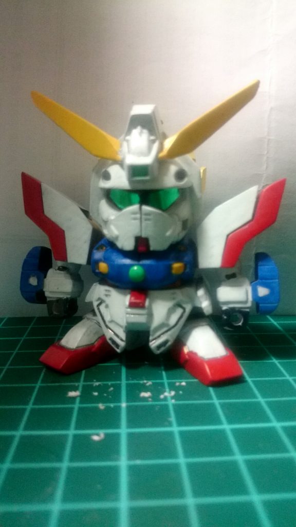 ノーマルモードの顔はイマイチです。まぁ味があってよし。 笑