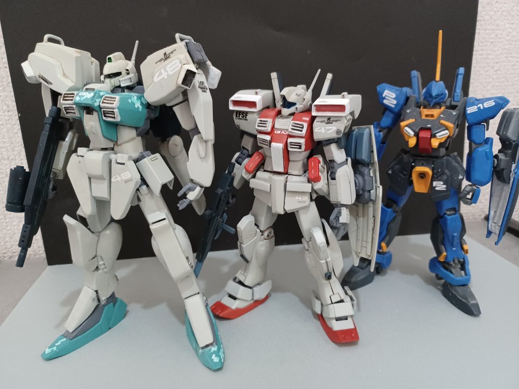 過去作のセンチネル系量産機並び