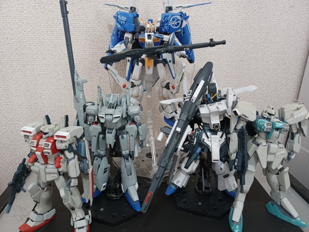 コレでタクスフォースαのMS部隊をコンプリート出来ました