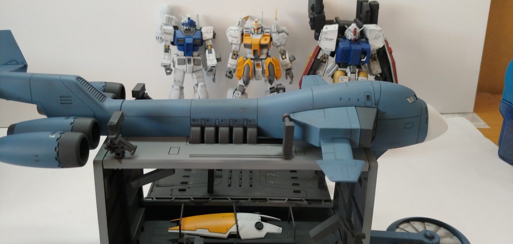 意外と加工は簡単ですが干渉エグい塗装剥げちゃう(泣)　以上ガンダム小隊でした