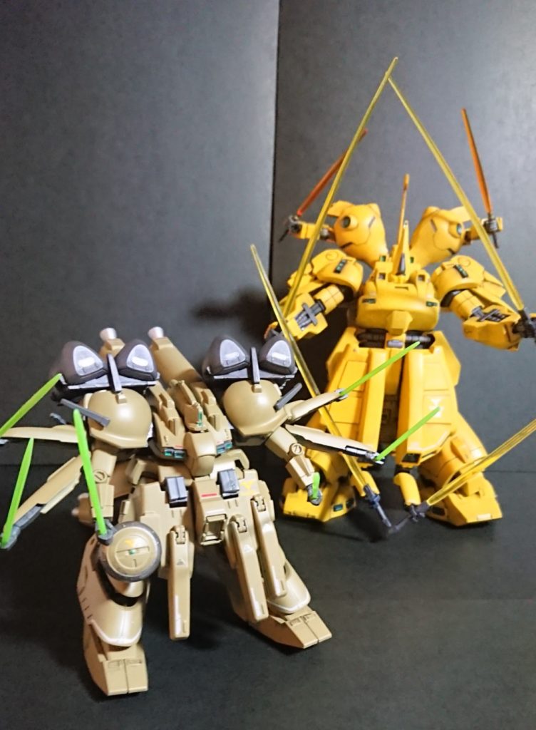 ゼクツヴァイとジオの腕で12本