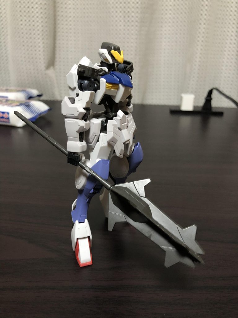 重量MSで完結した後に特徴付けをしようと思いまして、写真はヴァーチェ系の脱げるMSにようとしたところです。