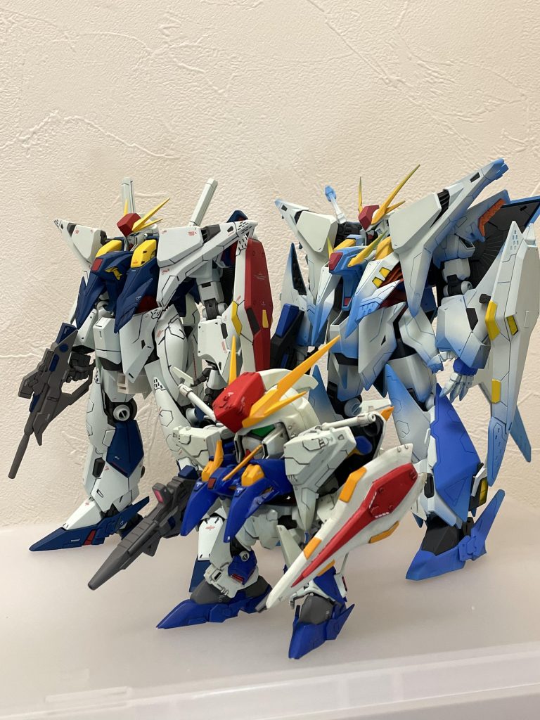 我が家のΞ軍団。SDの方も投稿してますのでお暇があればぜひ(宣伝)