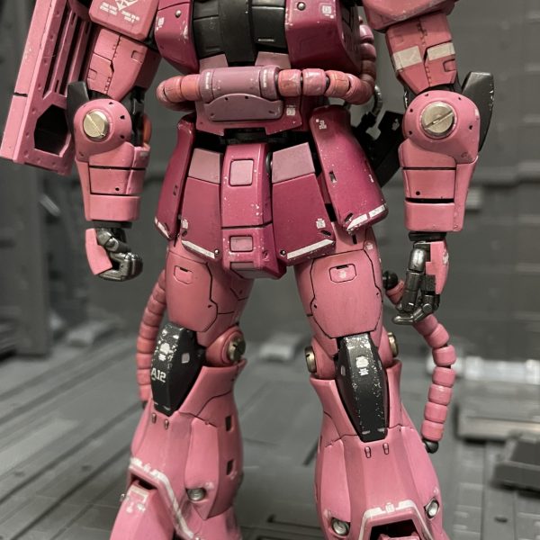 RG シャア専用ザク(筆塗り)