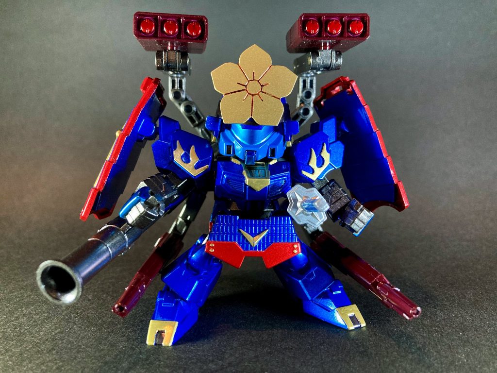 【対比叡山焼き討ち用重火力兵装ユニット】・三連装ナパーム弾頭ミサイルポッド×2・ナパーム弾頭バズーカ砲×1・フレイム放射ライフル×2🔥🔥🔥🔥🔥🔥🔥🔥🔥元亀二年九月、信長に敵対する比叡山延暦寺を焼き討ちにするため導入した全砲門火炎弾頭構成の追加兵装ユニット。