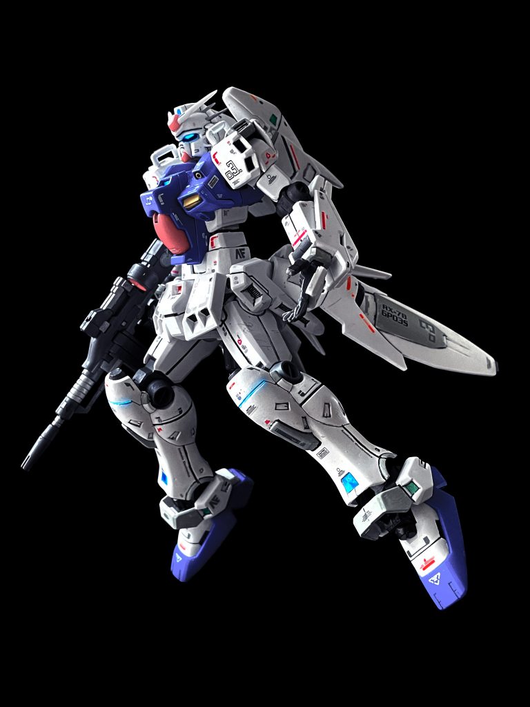 【完成】HG ガンダム試作3号機 ステイメン RX-78GP03S–3枚目/制作者：GN TakumA 擬似太陽炉搭載型