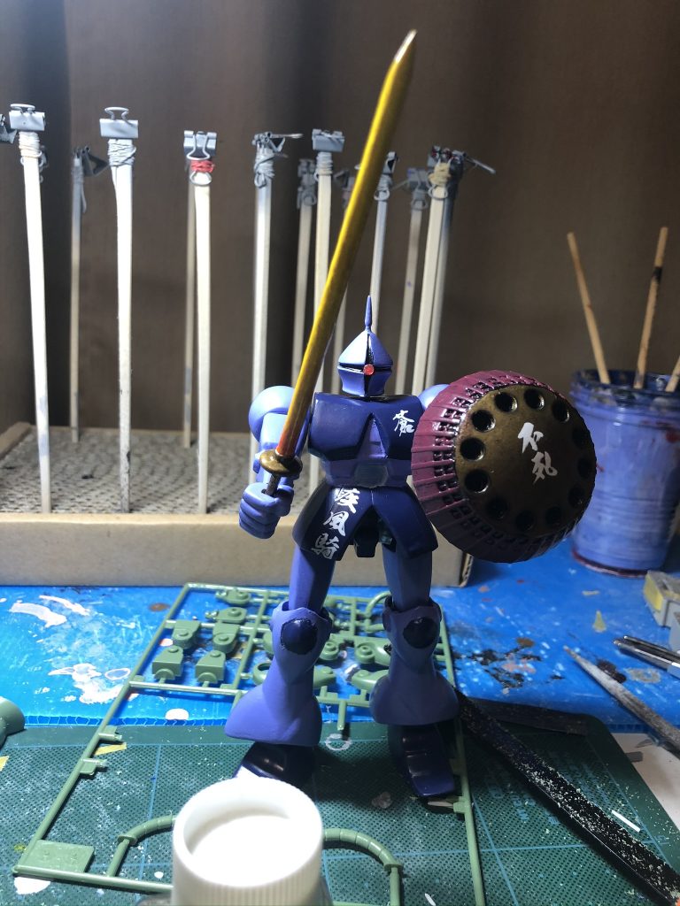 旧キット　ギャン1/144–3枚目/制作者：mu-ne