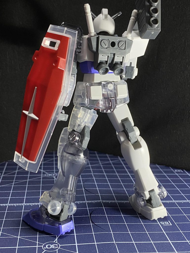 後ろ姿はこんな感じ。一番くじG-3の透明度が好きです。