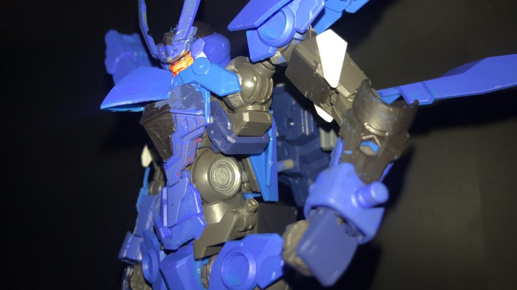 こちら!フラッグとスサノオのブレイヴを真似た蒼流丸!アースリィーを添えてわあ!美味しそう!じゃないのよ!!
