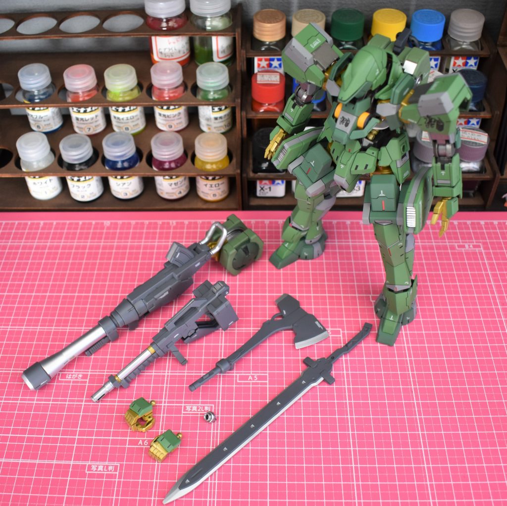 1/100 グレイズ(地上戦仕様)–5枚目/制作者：しろもももぐ