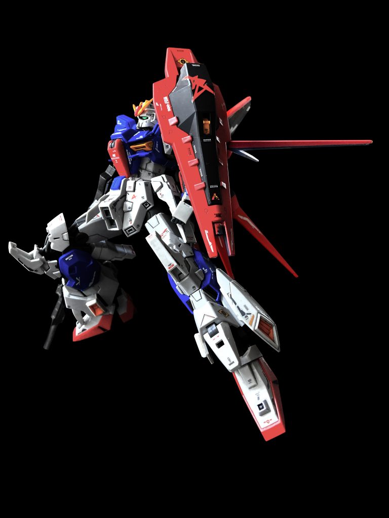 ゼータガンダムはやはり宇宙を自由に駆け巡るイメージです。スイカバー(個性)をオミットしたのは、単なる事故でしたが結果的によかったかなと。