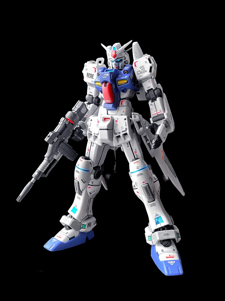 【完成】HG ガンダム試作3号機 ステイメン RX-78GP03S–4枚目/制作者：GN TakumA 擬似太陽炉搭載型